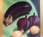 Aubergin-rödlök
